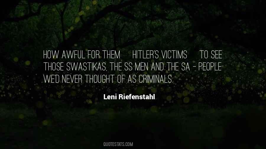 Quotes About Leni Riefenstahl #1140941