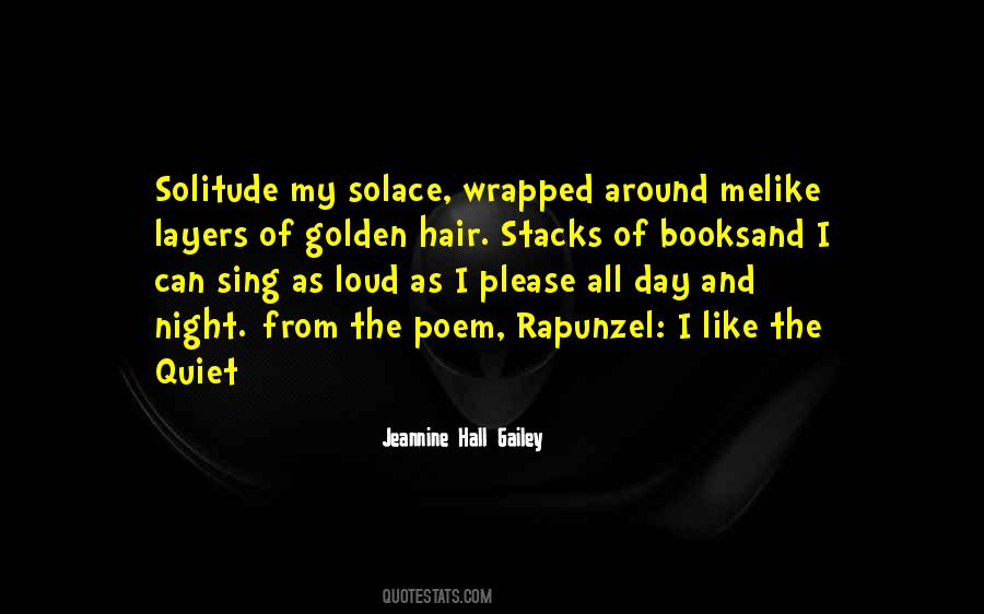 Solace In Solitude Quotes #520104