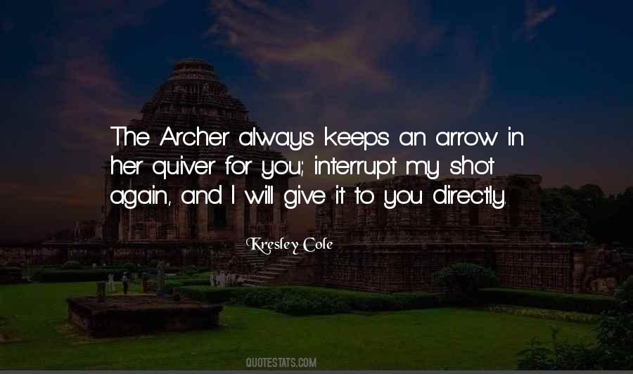 Quotes About Archer #1795532