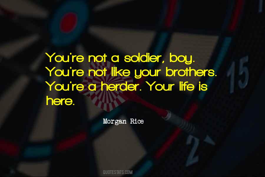 Soldier Boy Quotes #211816