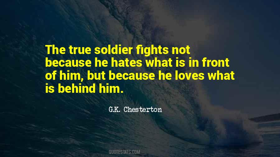 Soldier Front Quotes #1168865