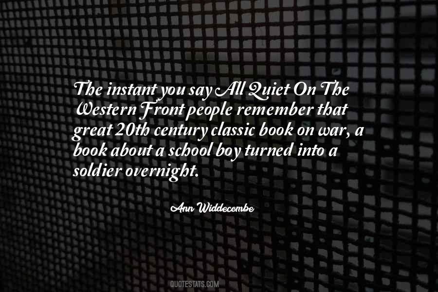 Soldier Front Quotes #1855932