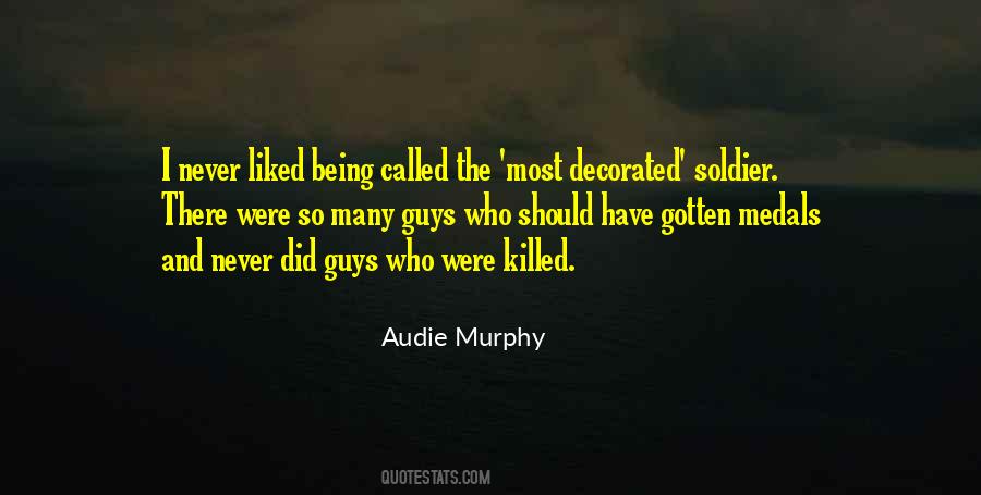 Soldier Killed Quotes #195033