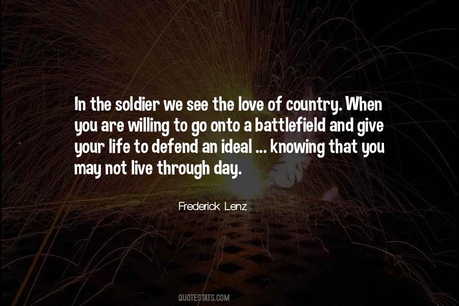 Soldier Of Love Quotes #672613