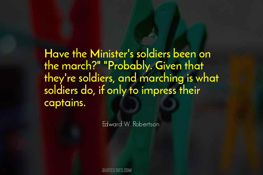 Soldiers Marching Quotes #807726
