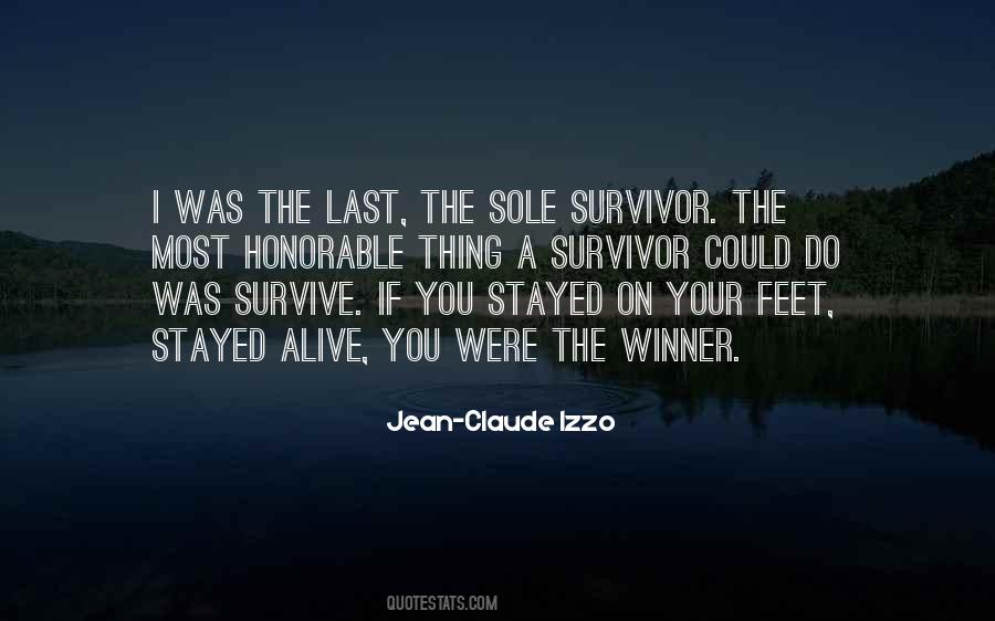 Sole Survivor Quotes #1680513