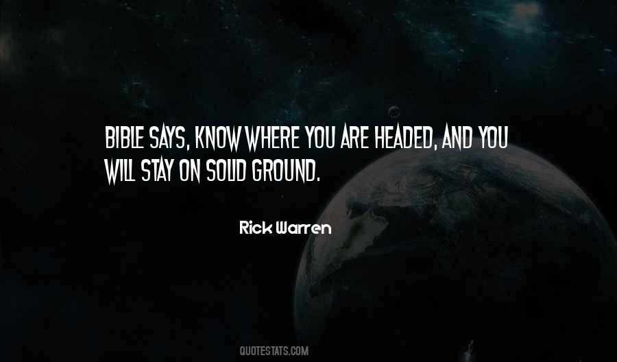 Solid Ground Quotes #257464