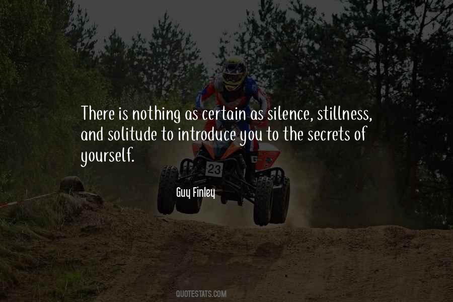 Solitude And Silence Quotes #1205213