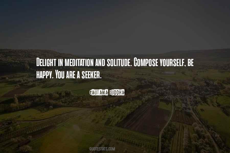 Solitude Buddhist Quotes #1577223