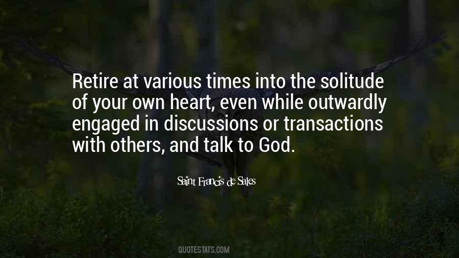 Solitude God Quotes #1220140