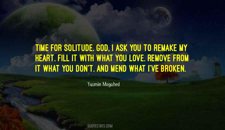 Solitude God Quotes #1514959