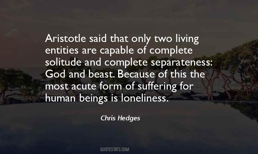 Solitude God Quotes #1763184