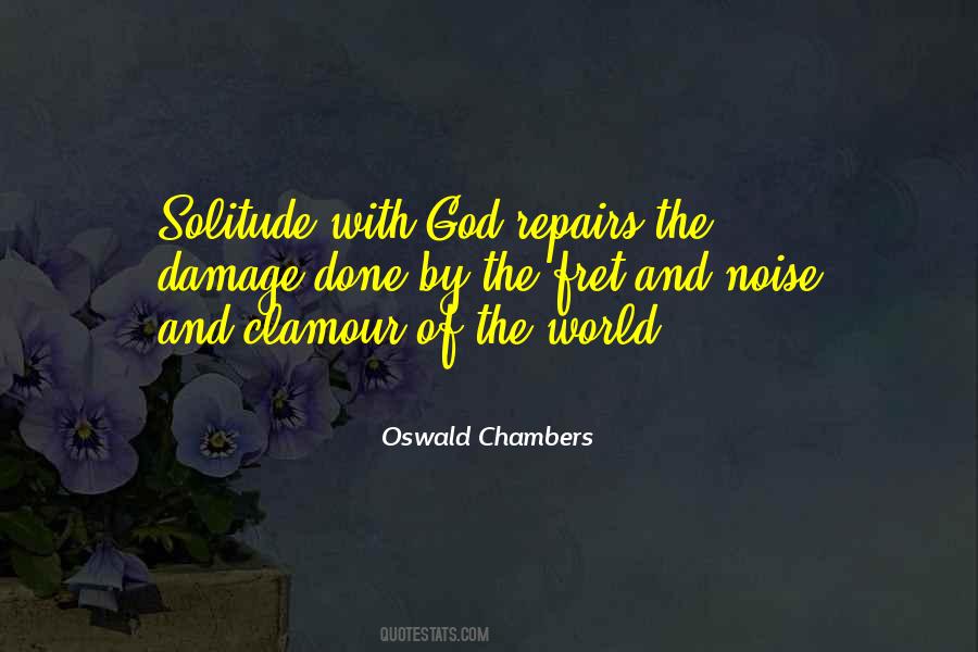 Solitude God Quotes #285277