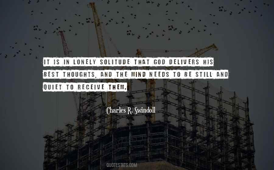 Solitude God Quotes #593250