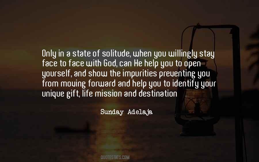 Solitude God Quotes #60638