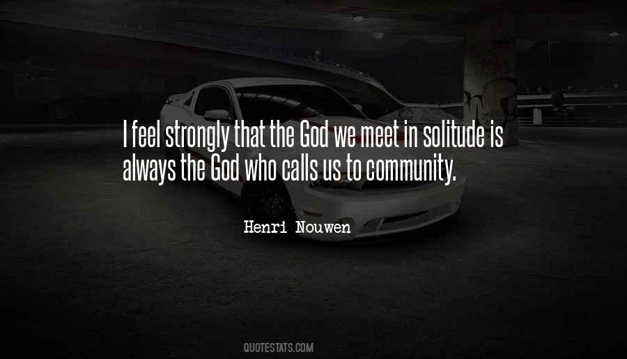 Solitude God Quotes #689956
