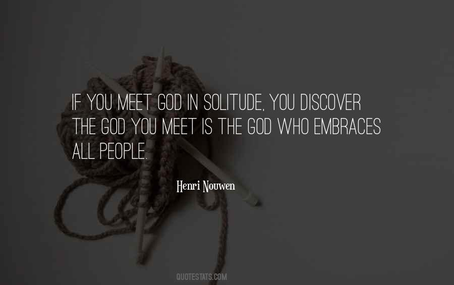 Solitude God Quotes #827506