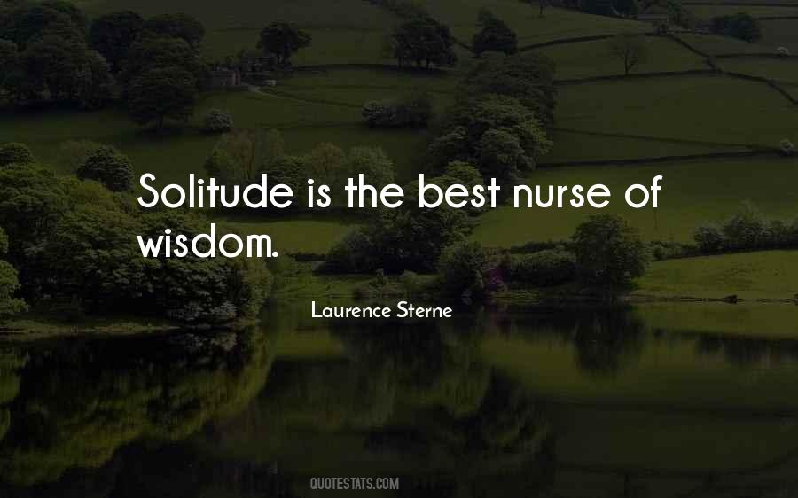Solitude Loner Quotes #1589608