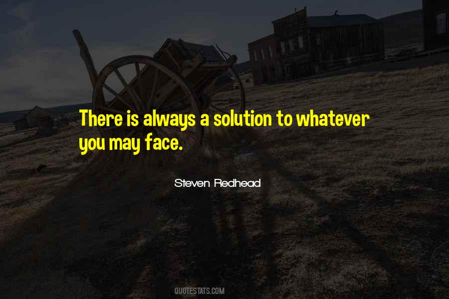 Solution To Life Quotes #205060
