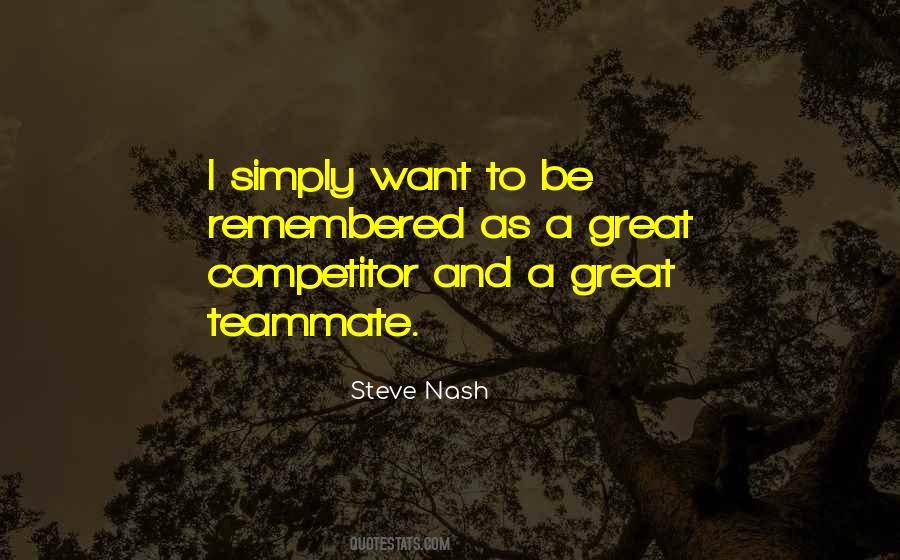 Quotes About Steve Nash #268013