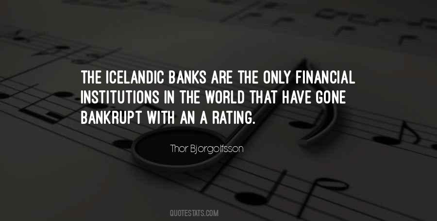 Quotes About Banks #1267151