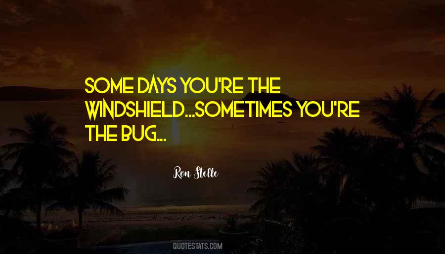 Some Days You're The Quotes #924364