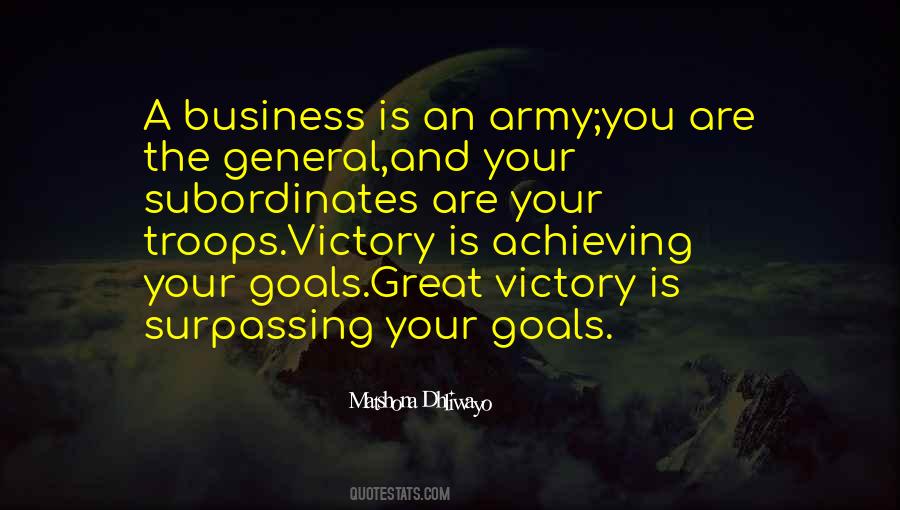 Quotes About Achieving Victory #203678