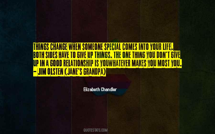 Someone Comes Into Your Life Quotes #1172037