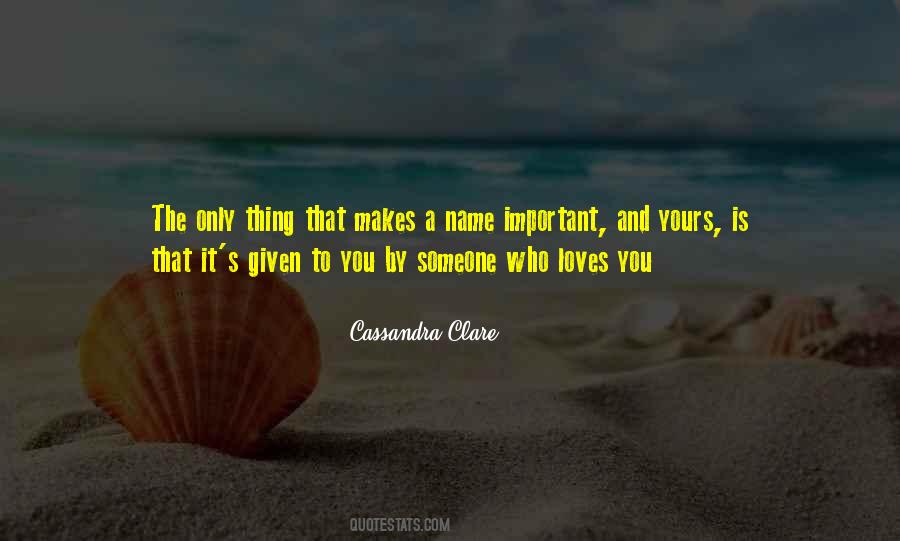 Someone Who Loves You Quotes #905290