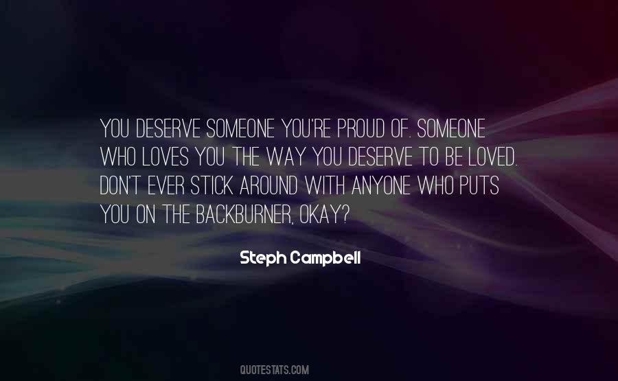 Someone You Deserve Quotes #1564138