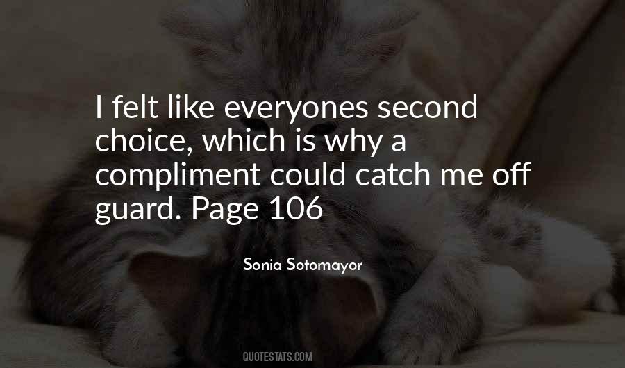 Someone's Second Choice Quotes #477086