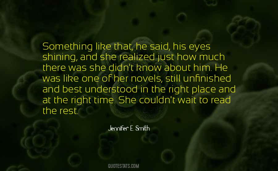 Something About His Eyes Quotes #664086