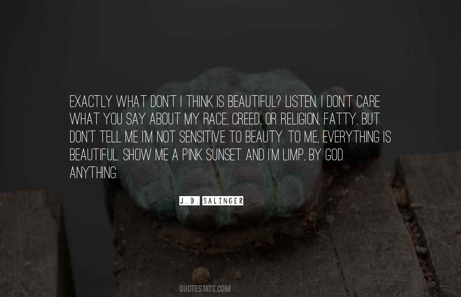 Something Beautiful To Say Quotes #183304
