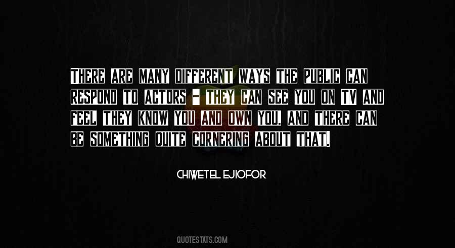 Something Different About You Quotes #437214