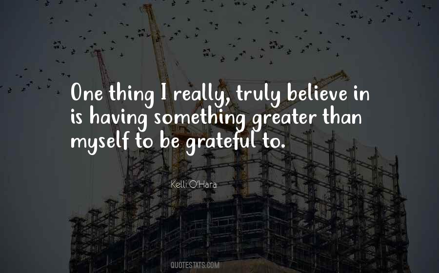 Something Greater Quotes #1029394