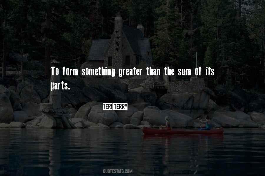 Something Greater Quotes #1409776