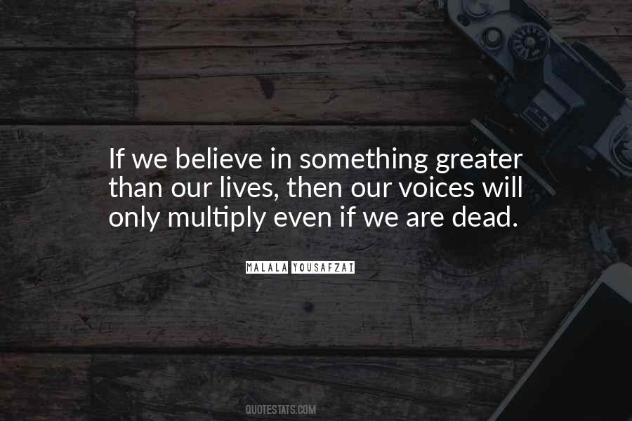 Something Greater Quotes #1570510