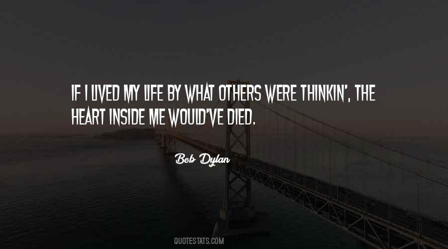 Something Inside Me Died Quotes #1205170