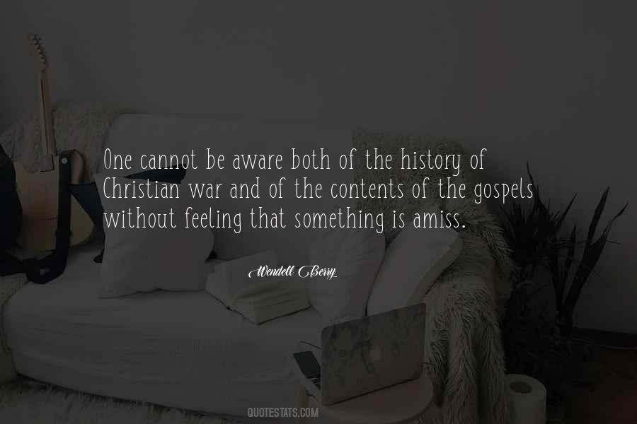 Something Is Amiss Quotes #1495572