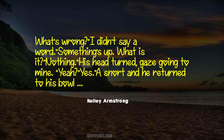 Something Is Going Wrong Quotes #953374
