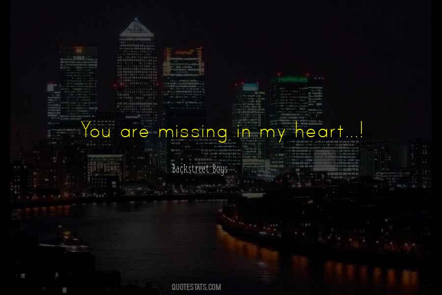 Something Missing In My Heart Quotes #423772