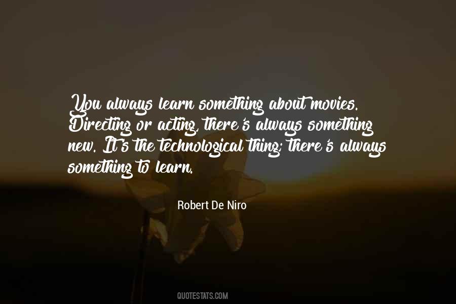 Something To Learn Quotes #1066177