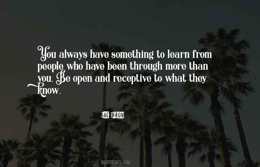 Something To Learn Quotes #393821