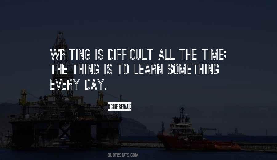 Something To Learn Quotes #46401