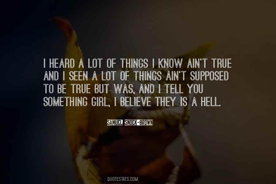 Something To Tell You Quotes #198424