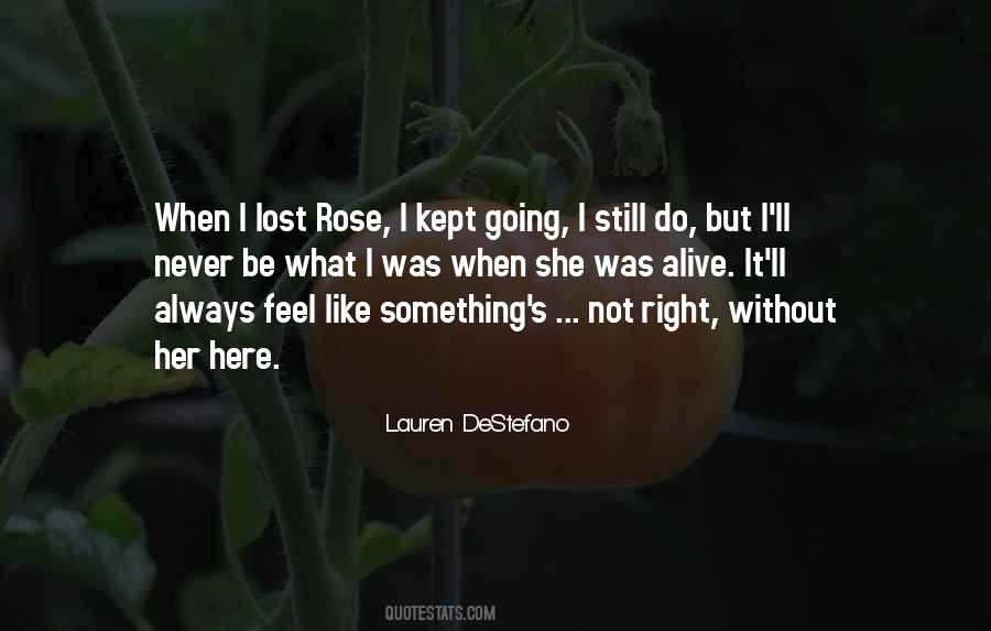 Something's Not Right Quotes #583542