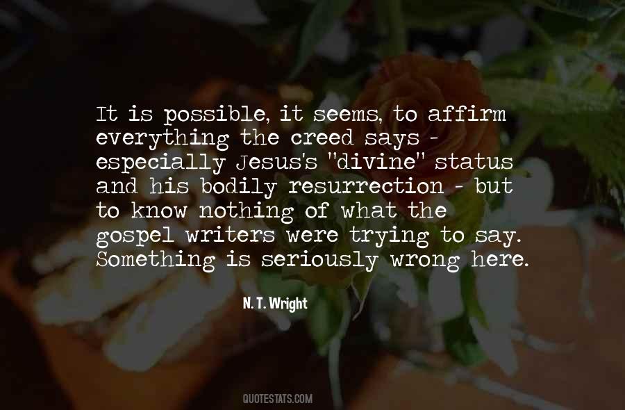 Something's Wrong Quotes #68307
