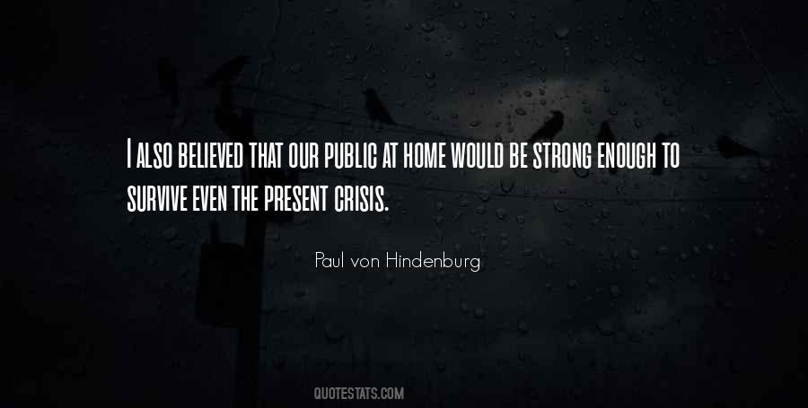 Quotes About Paul Von Hindenburg #234580