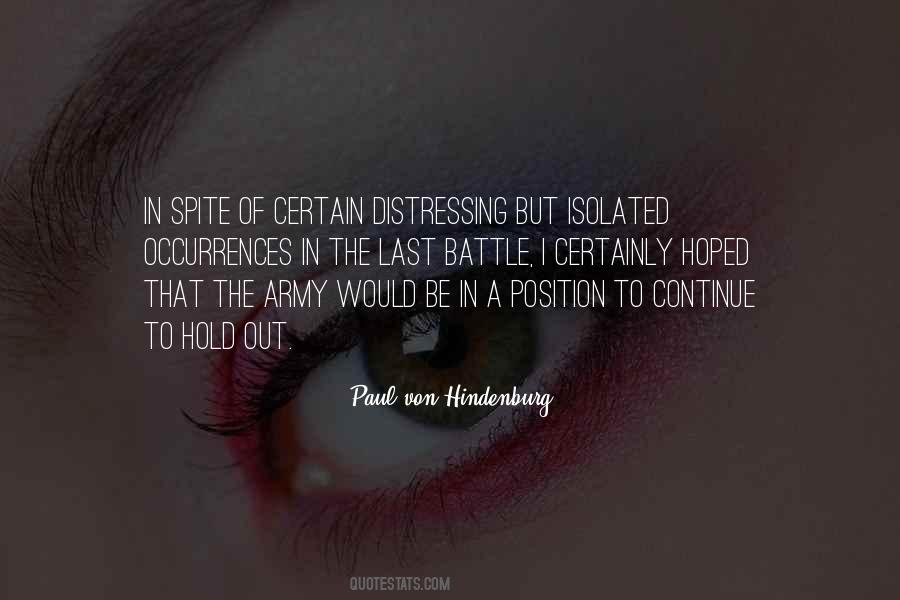 Quotes About Paul Von Hindenburg #481532