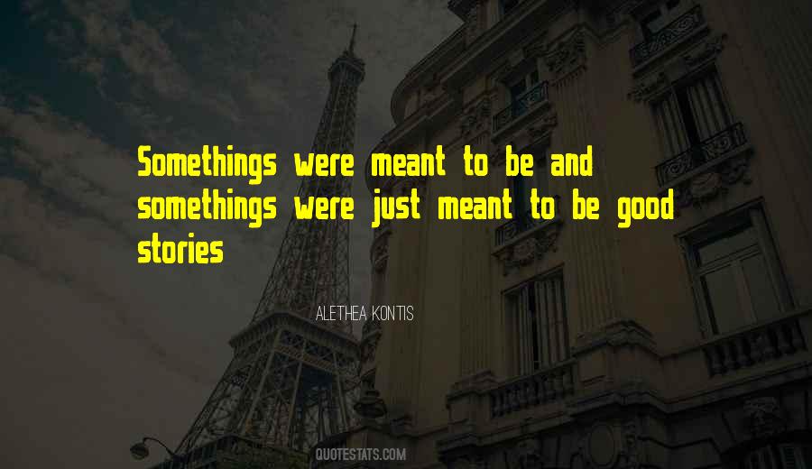 Somethings Quotes #709798